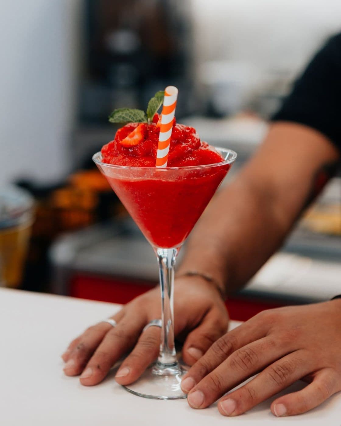 Daiquiri de fresa frozen